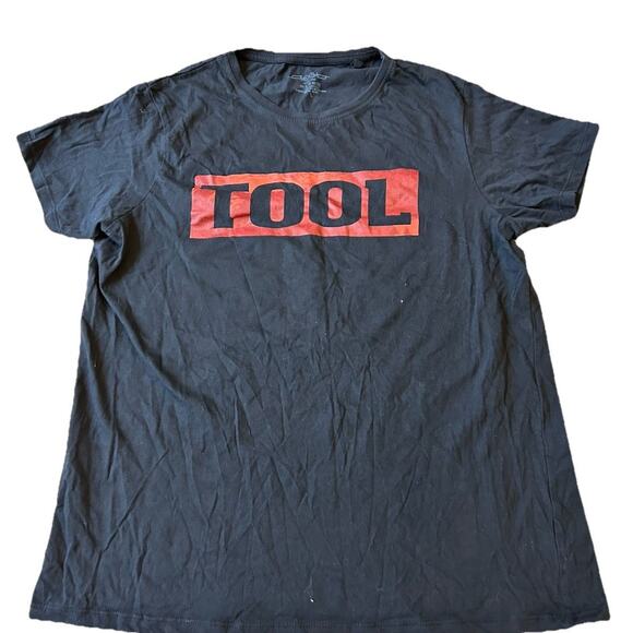 Tool T-Shirt Black 10,00 Days Tour Los Angeles California Triple Face Women L - Picture 1 of 7